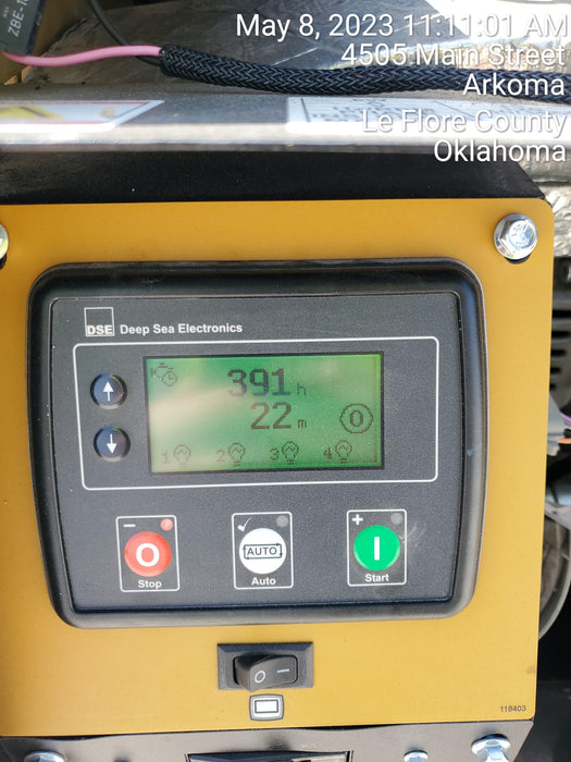 2022 Allmand NLV3GR (4) LED Light Fixture 350W, 23' Vertical Mast, 3kW Prime, Towable, Deep Sea L401, Leveling Jacks, Yanmar T4F 5.8hp