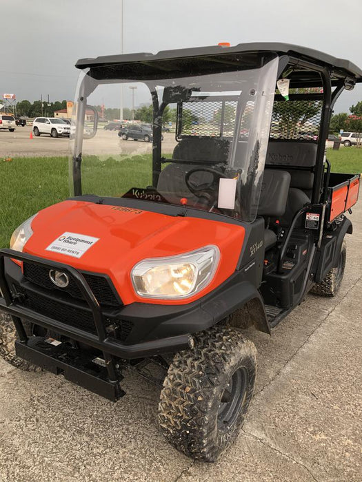 2021 Kubota RTV-X1140W-H Plastic Canopy, Windshield Acrylic Clear, LED Strobe Light, Wire Harness Kit, Back up Alarm