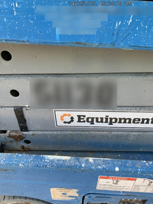 2019 Genie GS-1930 Fixed Rails with Chain Entry