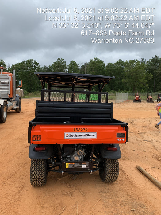 2021 Kubota RTV-X1140W-H Plastic Canopy, Windshield Acrylic Clear, LED Strobe Light, Wire Harness Kit, Back up Alarm