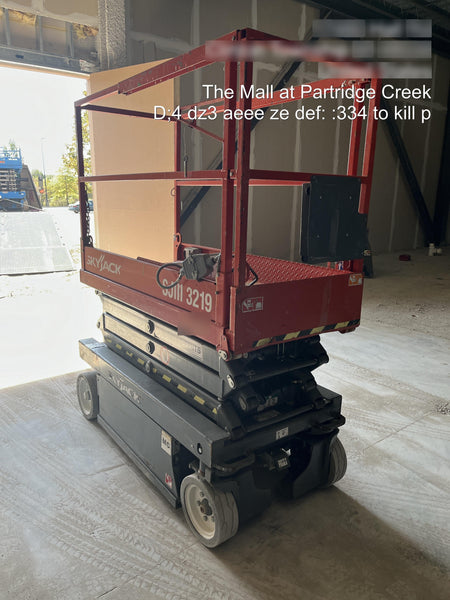 2017 Skyjack SJIII-3219 Standard Rental Specs
