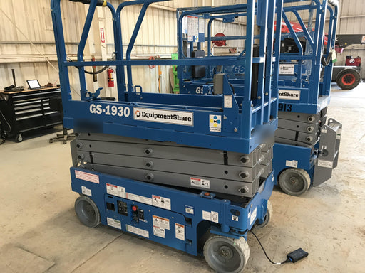 2019 Genie GS-1930 Fixed Rails with Chain Entry