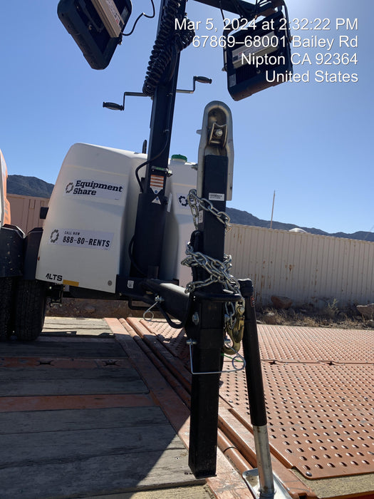 2023 Generac MLT2 Diesel, Flex Switch 120V Input, Powerzone Controller, 
(4) 320W LED Lights, 4kW Generator, 39.9 Gal Fuel Tank, 2" Ball, T3