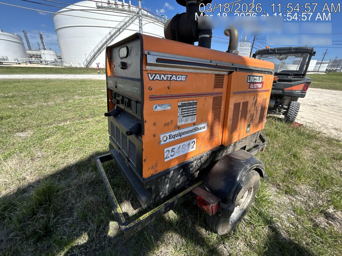 2022 Lincoln Electric Vantage 549X Crosslink Technology, Trailer Mounted, ES Decals, T3