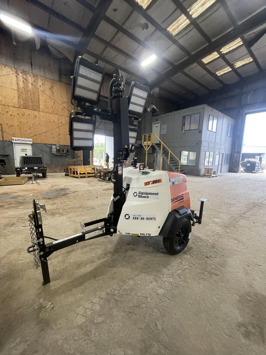 2023 Generac MLT2 Diesel, Flex Switch 120V Input, Powerzone Controller, (4) 320W LED Lights, 4kW Generator, 39.9 Gal Fuel Tank, 2" Ball, T3