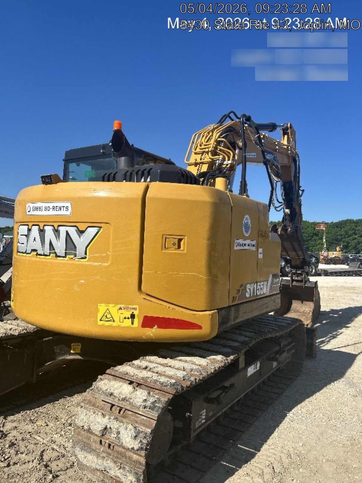 2022 SANY SY155 U