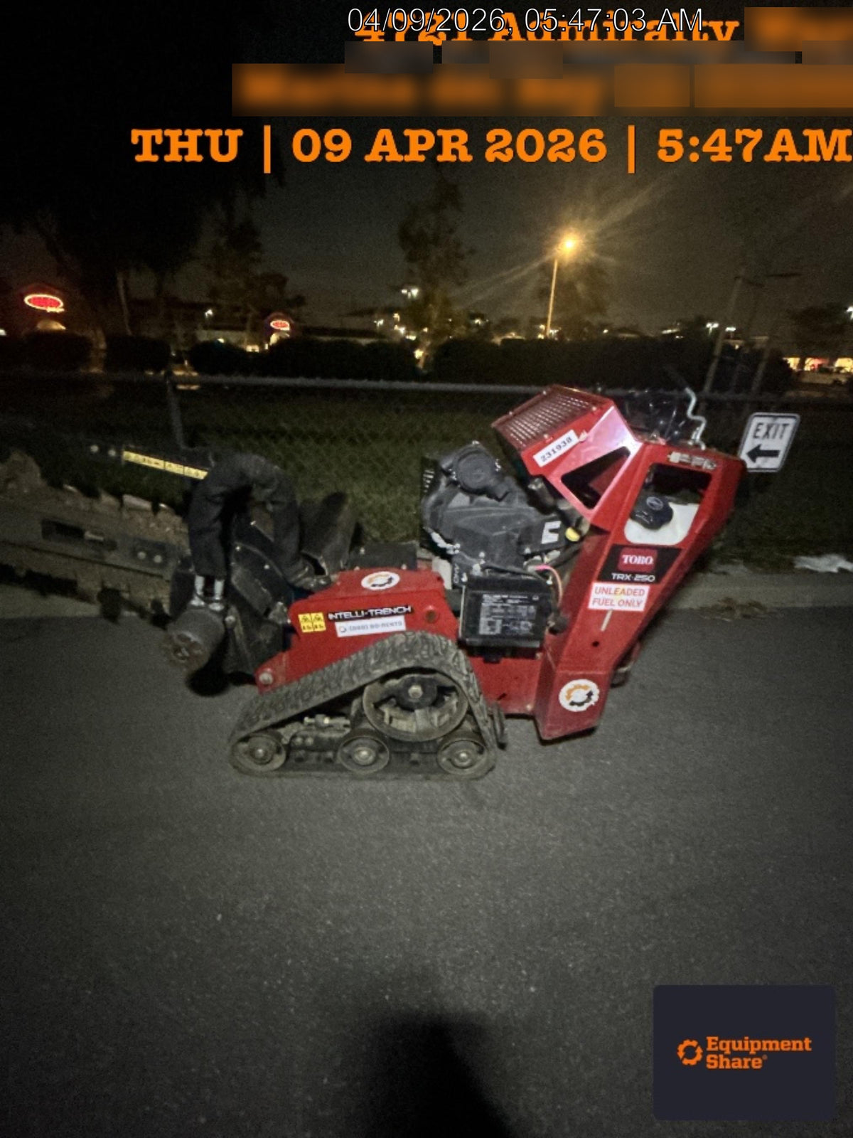 2022 TORO TRX-250