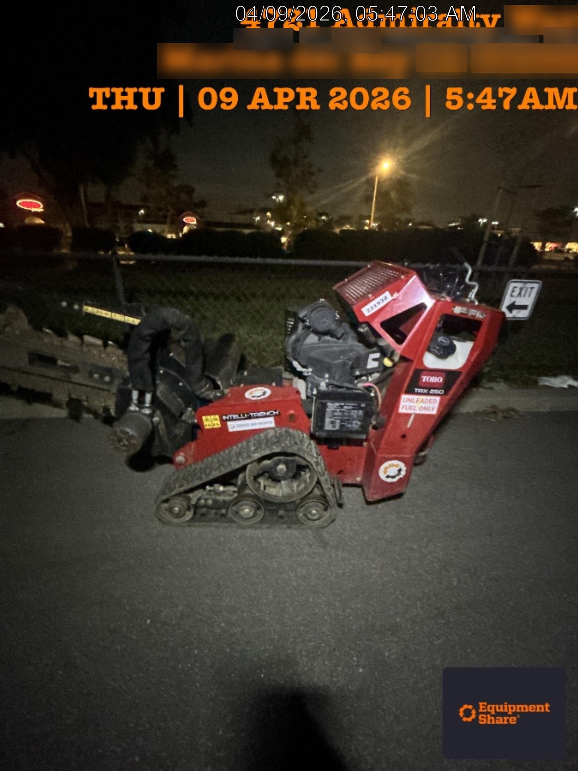 2022 TORO TRX-250