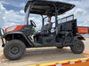 2021 Kubota RTV-X1140W-H Plastic Canopy, Windshield Acrylic Clear, LED Strobe Light, Wire Harness Kit, Back up Alarm
