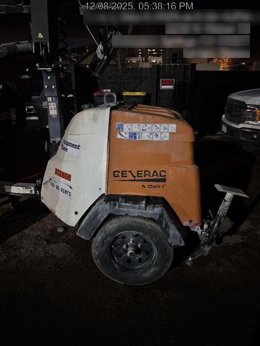2023 Generac MLT2 Diesel, Flex Switch 120V Input, Powerzone Controller, 
(4) 320W LED Lights, 4kW Generator, 39.9 Gal Fuel Tank, 2" Ball, T3