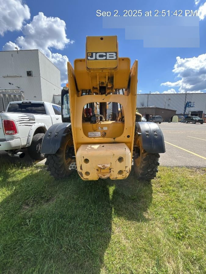 2019 JCB 506-36 Canopy, 74 HP, FF Tires, STD Worklight, Beacon, Aux Hydraulics, Lifting Eye, Back up Alarm 48" Carriage/48" Forks