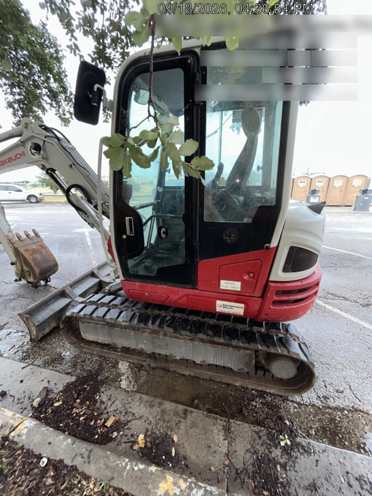 2020 TAKEUCHI TB250-2C
