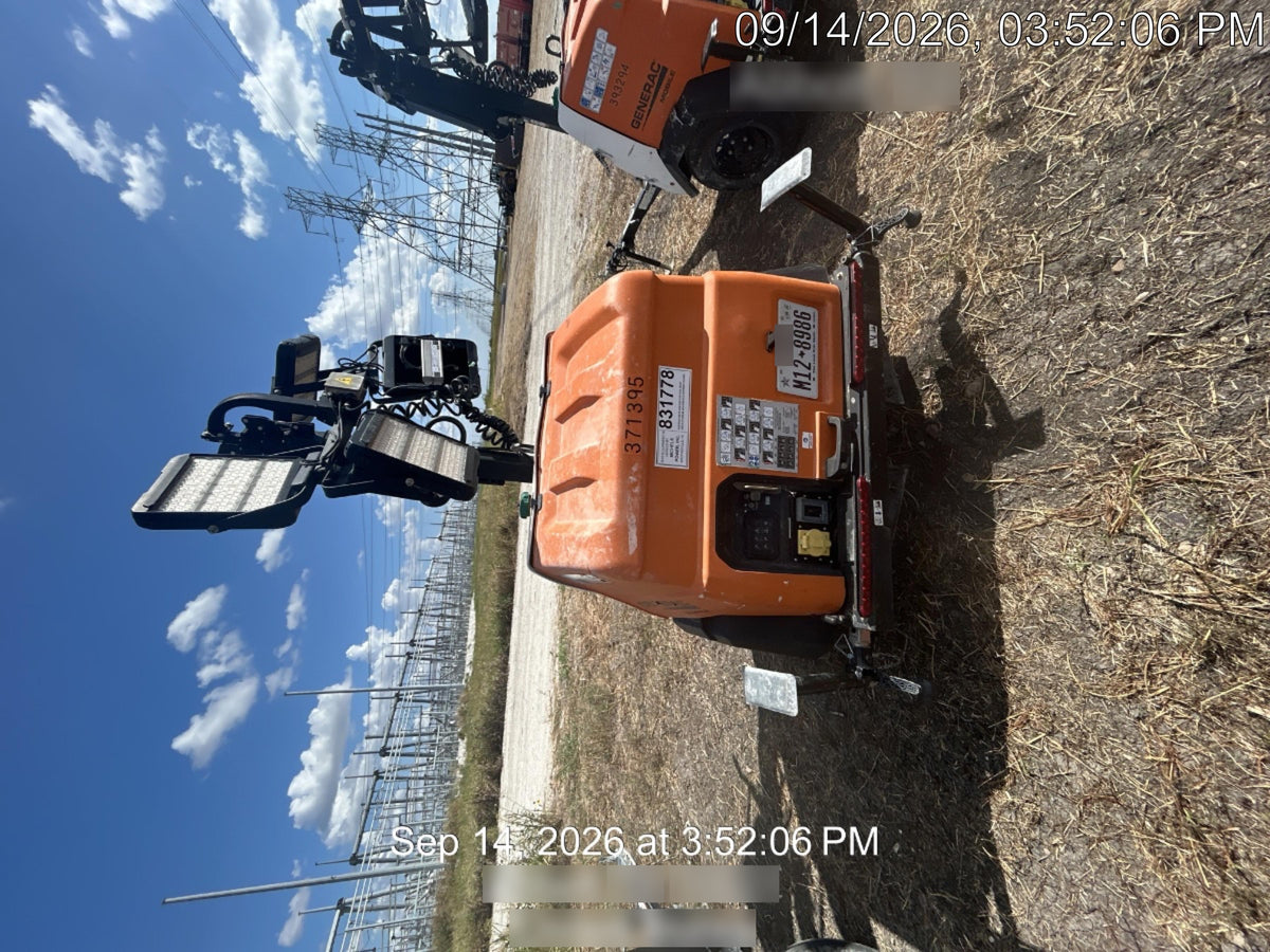 2023 Generac MLT2 Diesel, Flex Switch 120V Input, Powerzone Controller, 
(4) 320W LED Lights, 4kW Generator, 39.9 Gal Fuel Tank, 2" Ball, T3