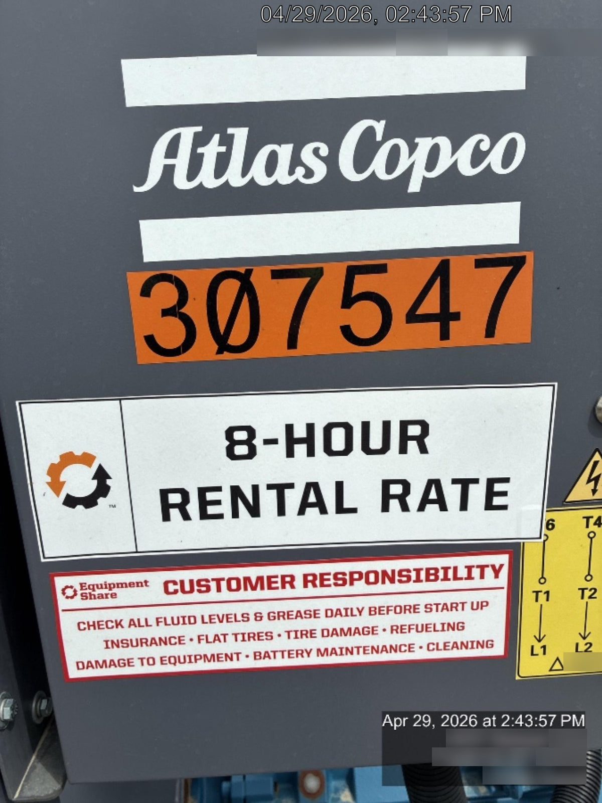 2023 ATLAS COPCO PAC F44 E