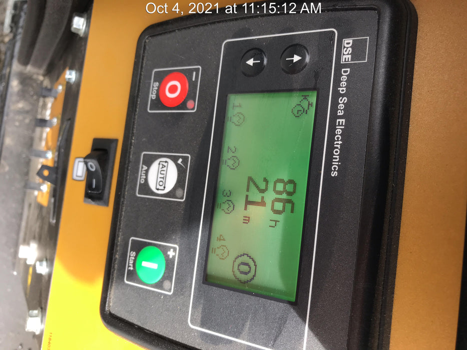 2021 Allmand NLV3GR (4) LED Light Fixture 350W, 23' Vertical Mast, 3kW Prime, Towable, Deep Sea L401, Leveling Jacks, Yanmar T4F 5.8hp