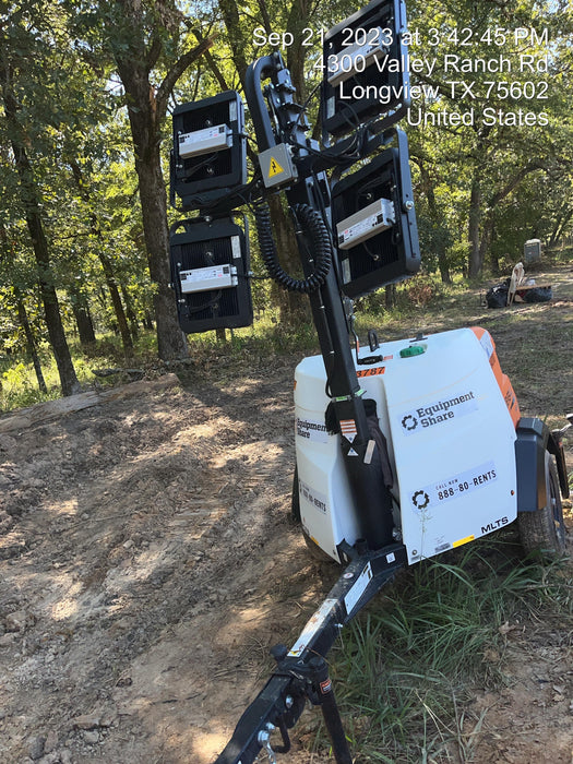 2023 Generac MLT2 Diesel, Flex Switch 120V Input, Powerzone Controller, (4) 320W LED Lights, 4kW Generator, 39.9 Gal Fuel Tank, 2" Ball, T3