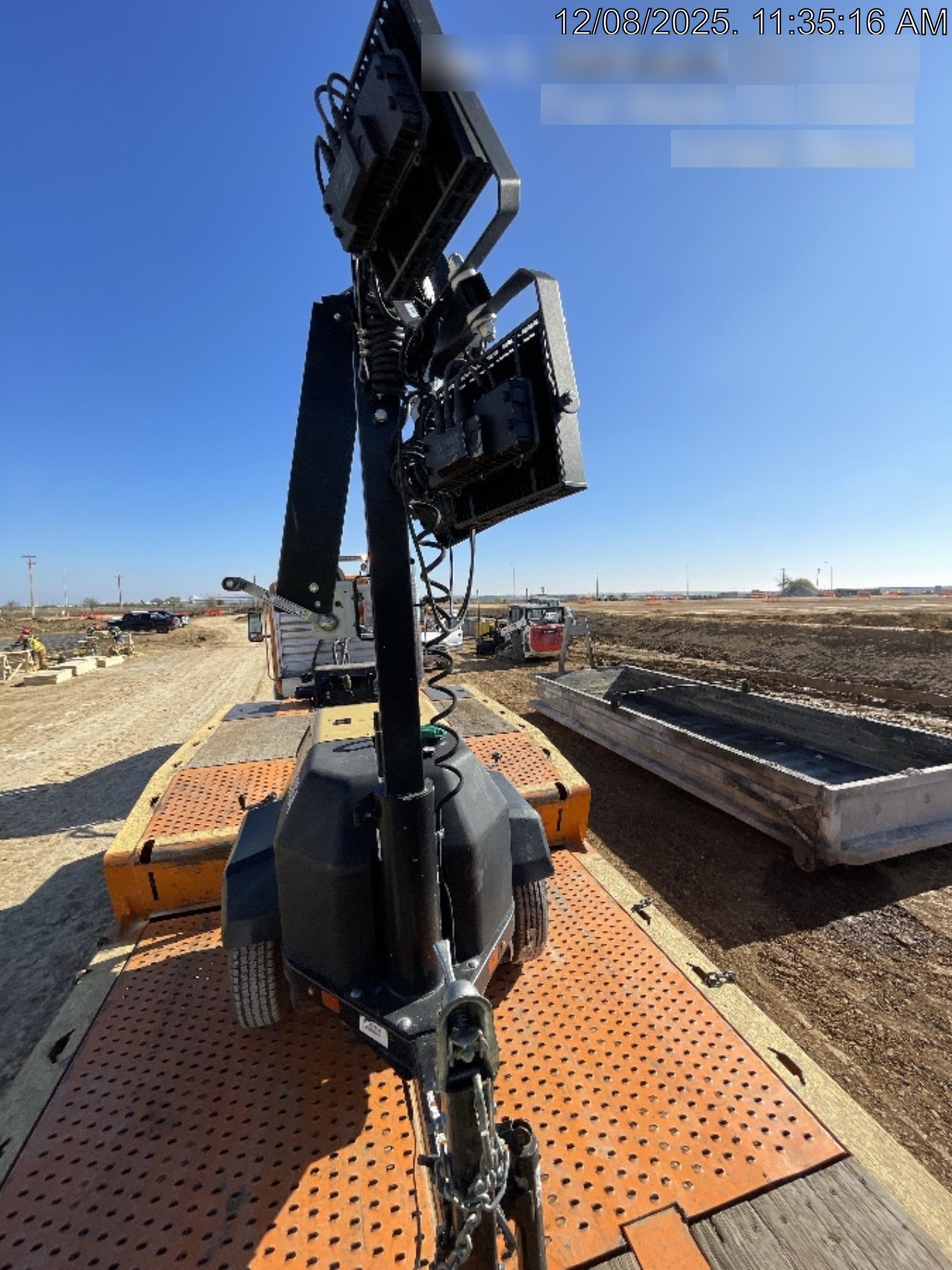 2022 Allmand NLV3GR (4) LED Light Fixture 350W, 23' Vertical Mast, 3kW Prime, Towable, ES Decals, T3