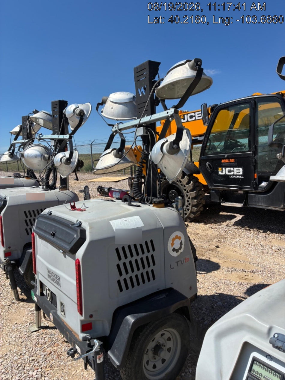 2019 Wacker Neuson LTV6L-MH Wacker Neuson LTV6L Mobile Light Tower w/Fuel Level Sensor Installed