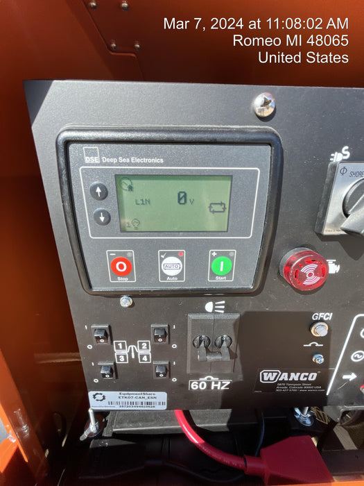 2024 Wanco WLTT-4MM4K Diesel, Deep Sea Controller, Shore Power Plug, Auto Start, (4) 350W LED Floodlights, 4kW Generator, 60 Gal Fuel Tank, 2" Ball, T3