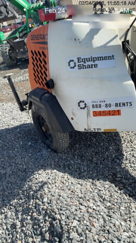 2023 Generac MLT2 Diesel, Flex Switch 120V Input, Powerzone Controller, (4) 320W LED Lights, 4kW Generator, 39.9 Gal Fuel Tank, 2" Ball, T3
