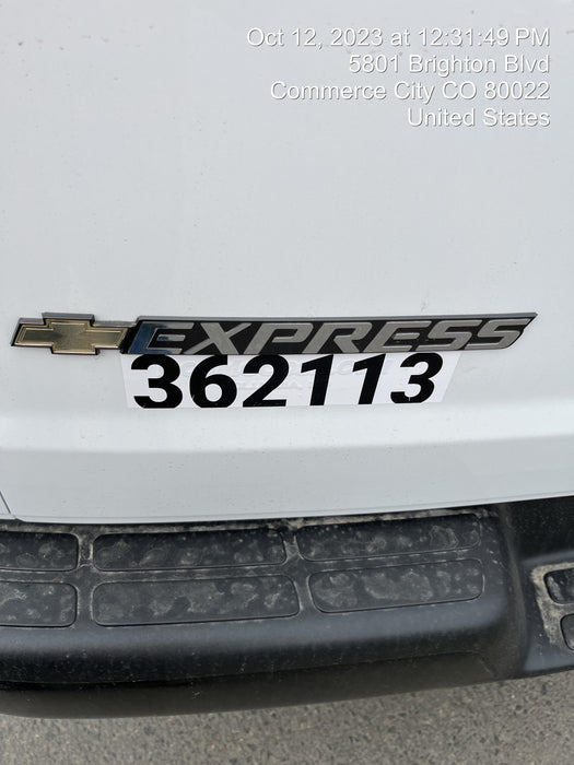 2023 CHEVROLET Express Van - Rental