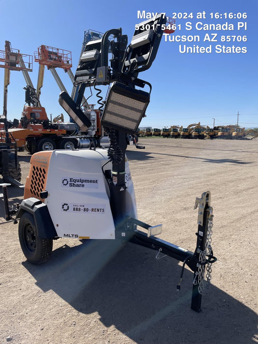 2024 Generac MLT2 Diesel, Flex Switch 120V Input, Powerzone Controller, 
(4) 320W LED Lights, 4kW Generator, 39.9 Gal Fuel Tank, 2" Ball, T3