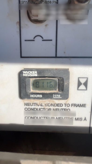 2018 Wacker Neuson LTV6L-MH Wacker Neuson LTV6L Mobile Light Tower w/Fuel Level Sensor Installed