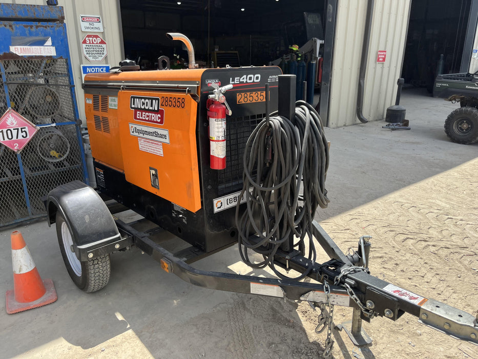 2022 Lincoln Electric LE400 Kubota V1505, Trlr, Cable Rack, Light Kit, ES Decals, T3