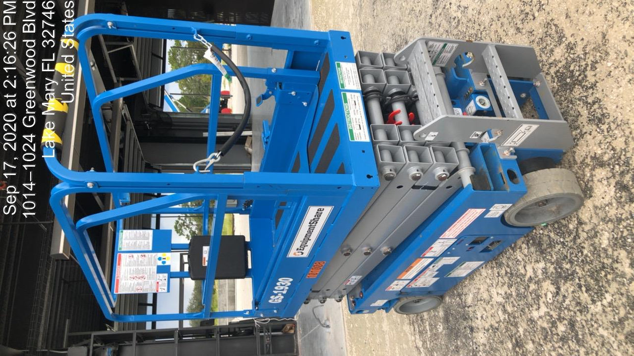 2020 Genie GS-1930 Standard Machine