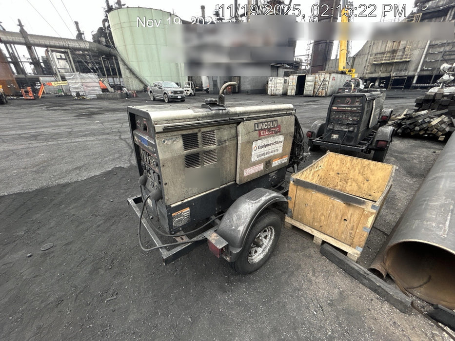 2019 Lincoln Electric Vantage 322 Lincoln Vantage 322 Welder w/Trailer, Light Kit, Cable Rack