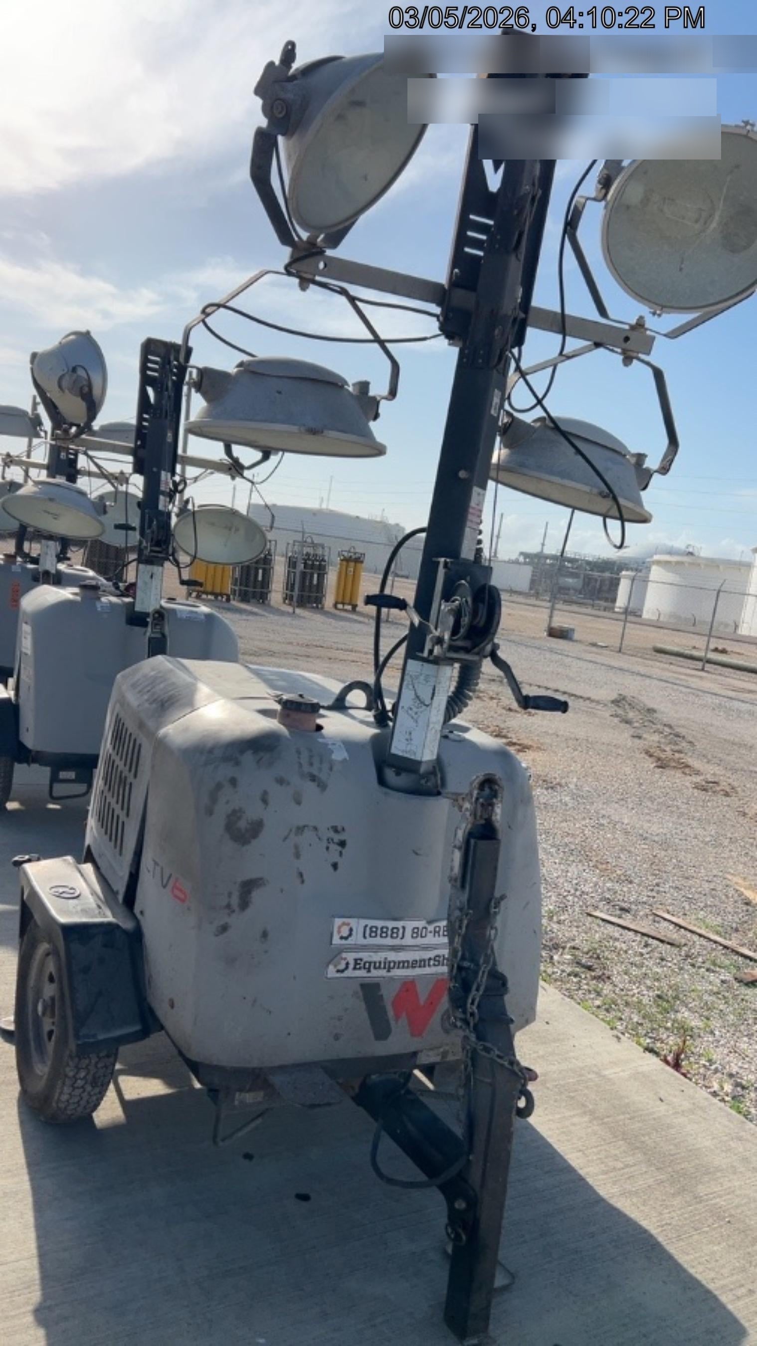 Wacker Neuson LTV6K-MH Wacker Neuson LTV6K Towable Light Tower