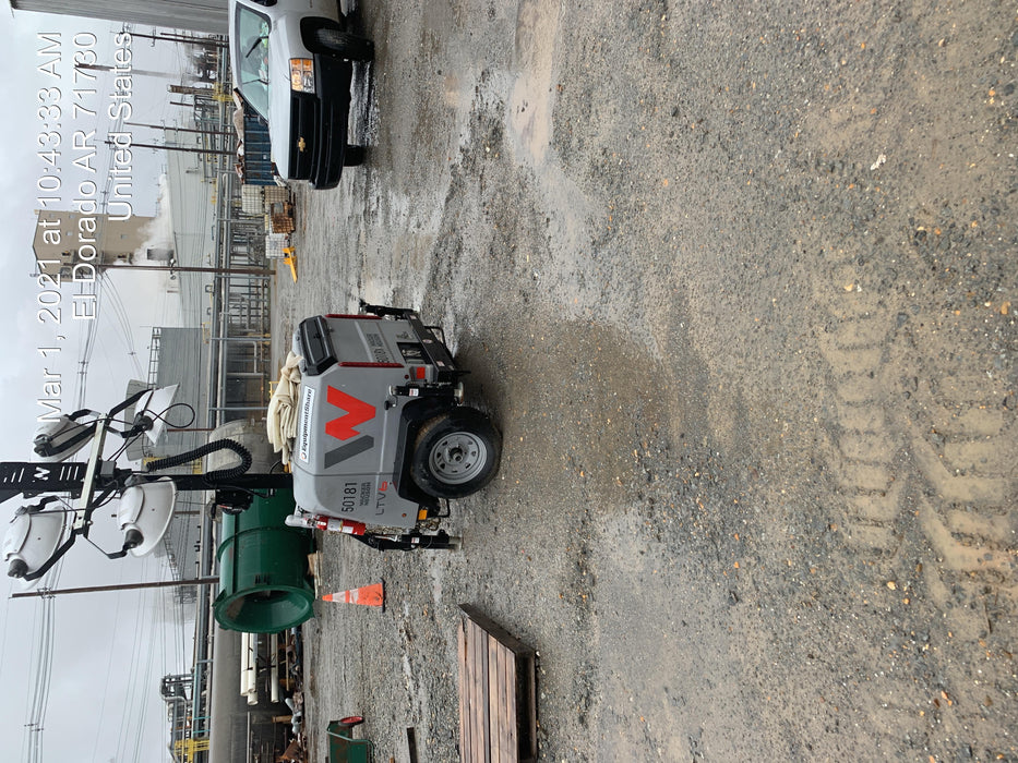 2019 Wacker Neuson LTV6L-MH Mobile Light Tower w/Fuel Level Sensor Installed
