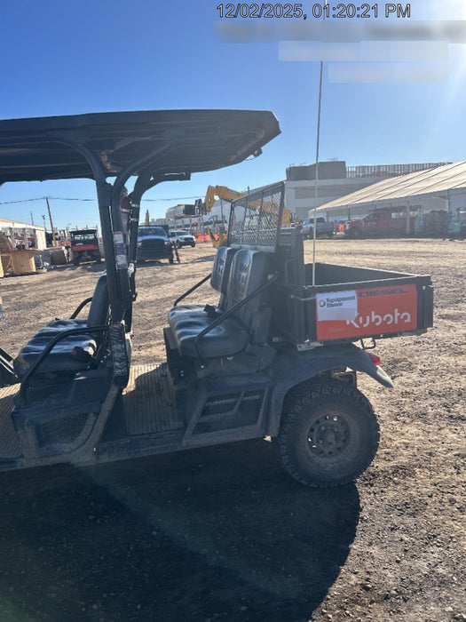 2022 Kubota RTV-X1140W-H Plastic Canopy, Windshield Acrylic Clear, LED Strobe Light, Wire Harness Kit, Back up Alarm