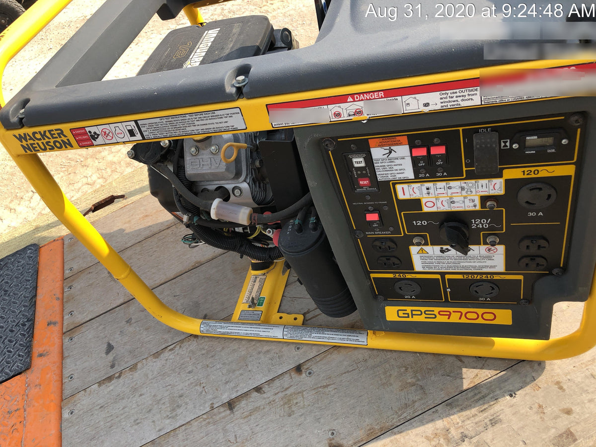 2018 WACKER NEUSON GPS9700V