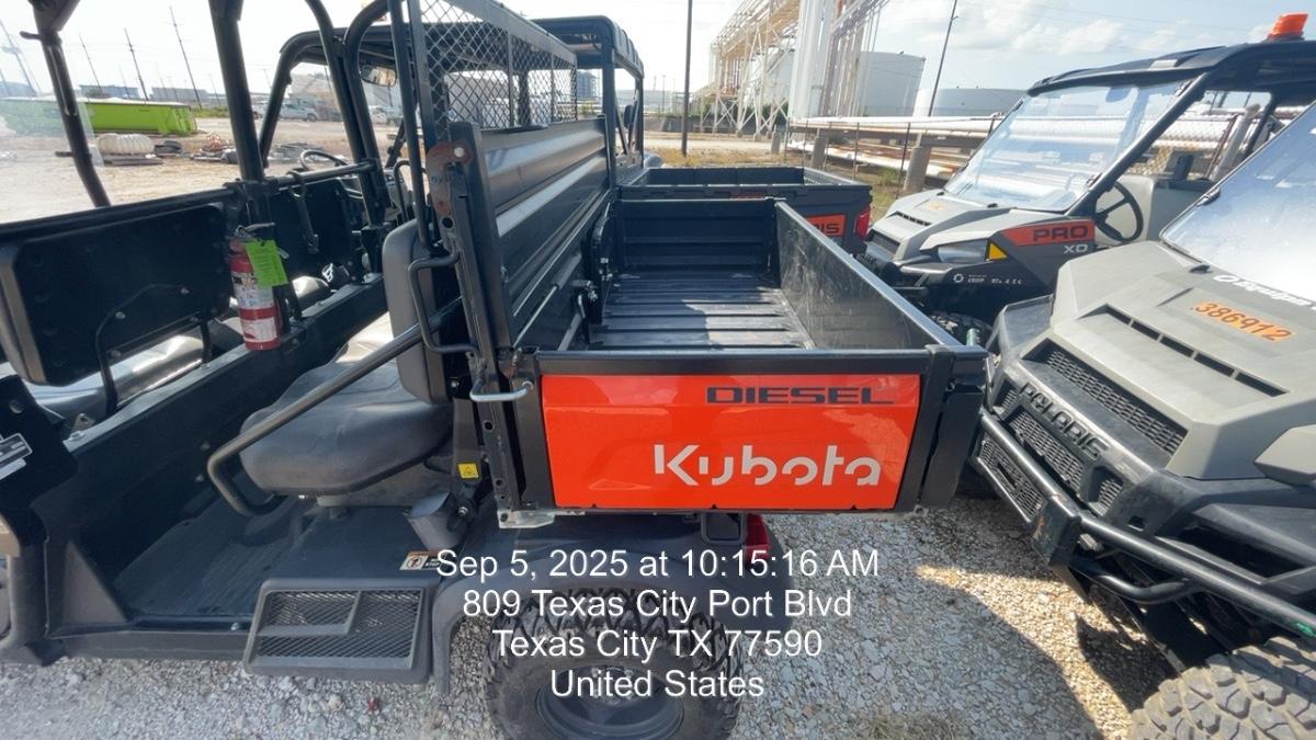 2021 Kubota RTV-X1140W-H Plastic Canopy, Windshield Acrylic Clear, LED Strobe Light, Wire Harness Kit, Back up Alarm