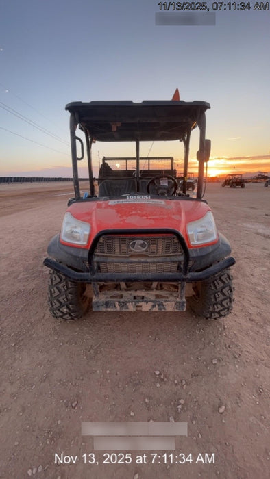 2021 Kubota RTV-X1140W-H Plastic Canopy, Windshield Acrylic Clear, LED Strobe Light, Wire Harness Kit, Back up Alarm