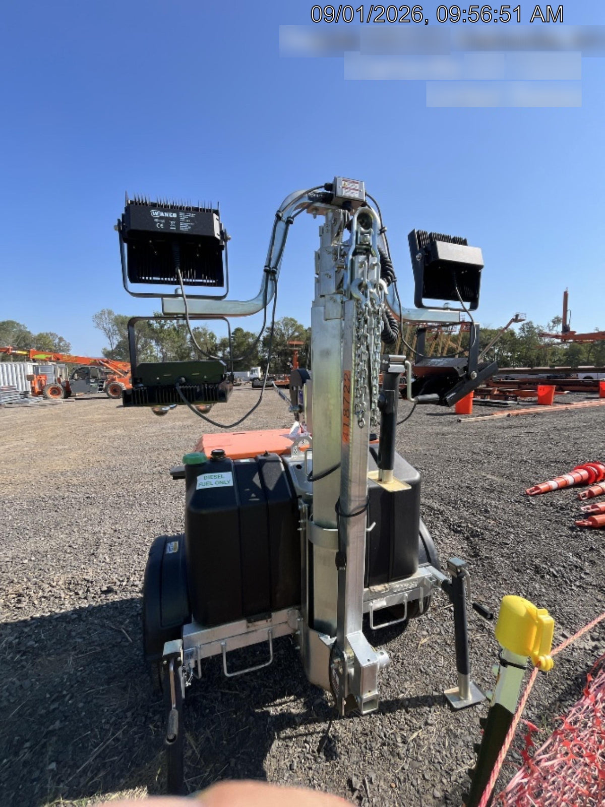 2024 Wanco WLTT-4MM4K Diesel, Deep Sea Controller, Shore Power Plug, Auto Start, (4) 350W LED Floodlights, 4kW Generator, 60 Gal Fuel Tank, 2" Ball, T3