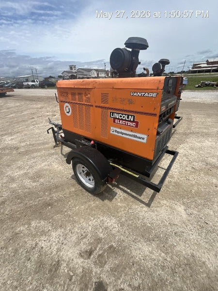 2021 Lincoln Electric Vantage 549X Ready Pak 3, ORANGE (includes trailer, cable rack, fender light kit)