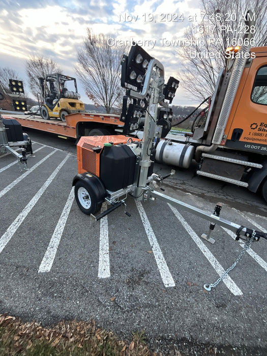 2024 Wanco WLTT-4MM4K Diesel, Deep Sea Controller, Shore Power Plug, Auto Start, (4) 350W LED Floodlights, 4kW Generator, 60 Gal Fuel Tank, 2" Ball, T3