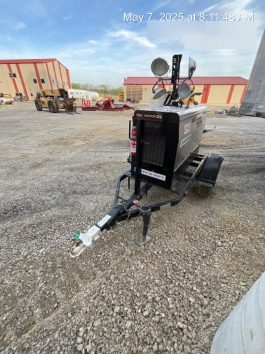 2019 Lincoln Electric Vantage 322 Ready-Pak 3, Two Wheel Trailer, Fender and Light Kit, Cable Rack