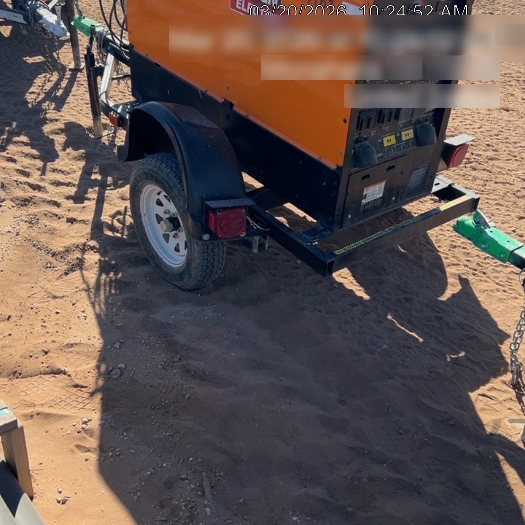 2022 Lincoln Electric LE400 Kubota V1505, Trlr, Cable Rack, Light Kit, ES Decals, T3