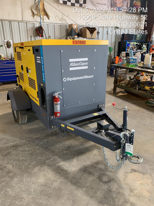 2021 ATLAS COPCO PAS 100 HF CS Enclosed