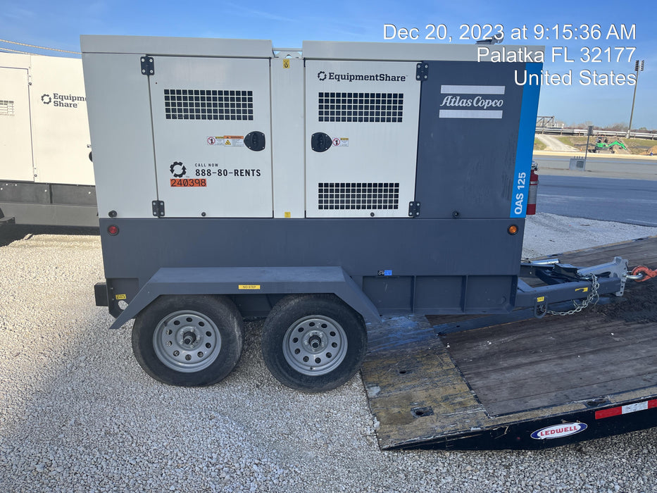2022 ATLAS COPCO QAS 125
