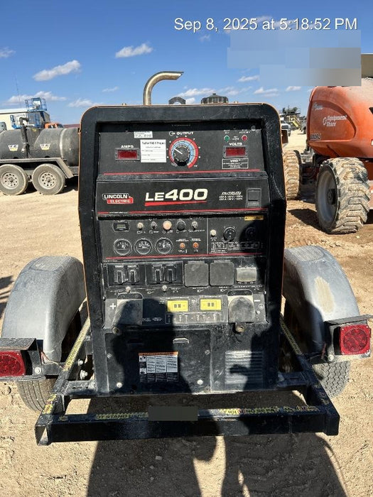 2022 Lincoln Electric LE400 Kubota V1505, Trlr, Cable Rack, Light Kit, ES Decals, T3