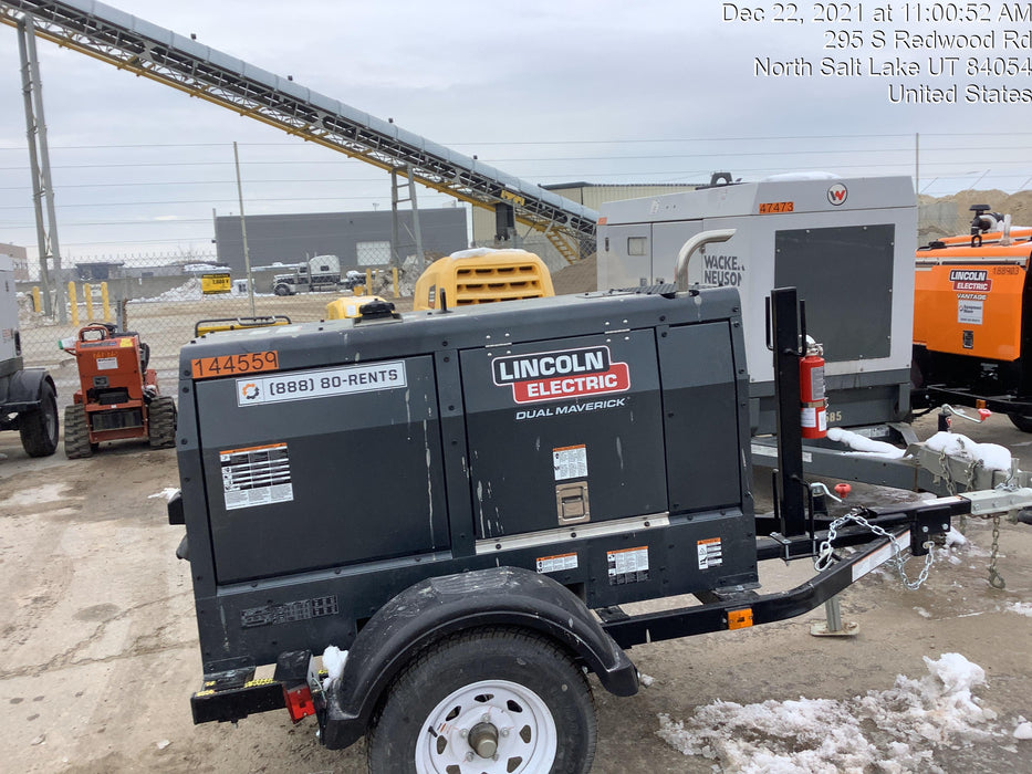 2021 Lincoln Electric Dual Maverick 200/200X Ready Pak 3 (includes trailer, cable rack, fender light kit)