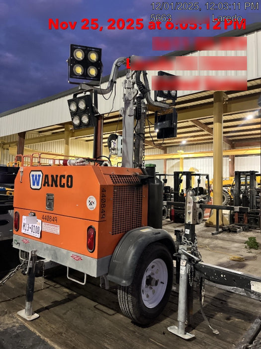 2024 Wanco WLTT-4MM4K Diesel, Deep Sea Controller, Shore Power Plug, Auto Start, (4) 350W LED Floodlights, 4kW Generator, 60 Gal Fuel Tank, 2" Ball, T3
