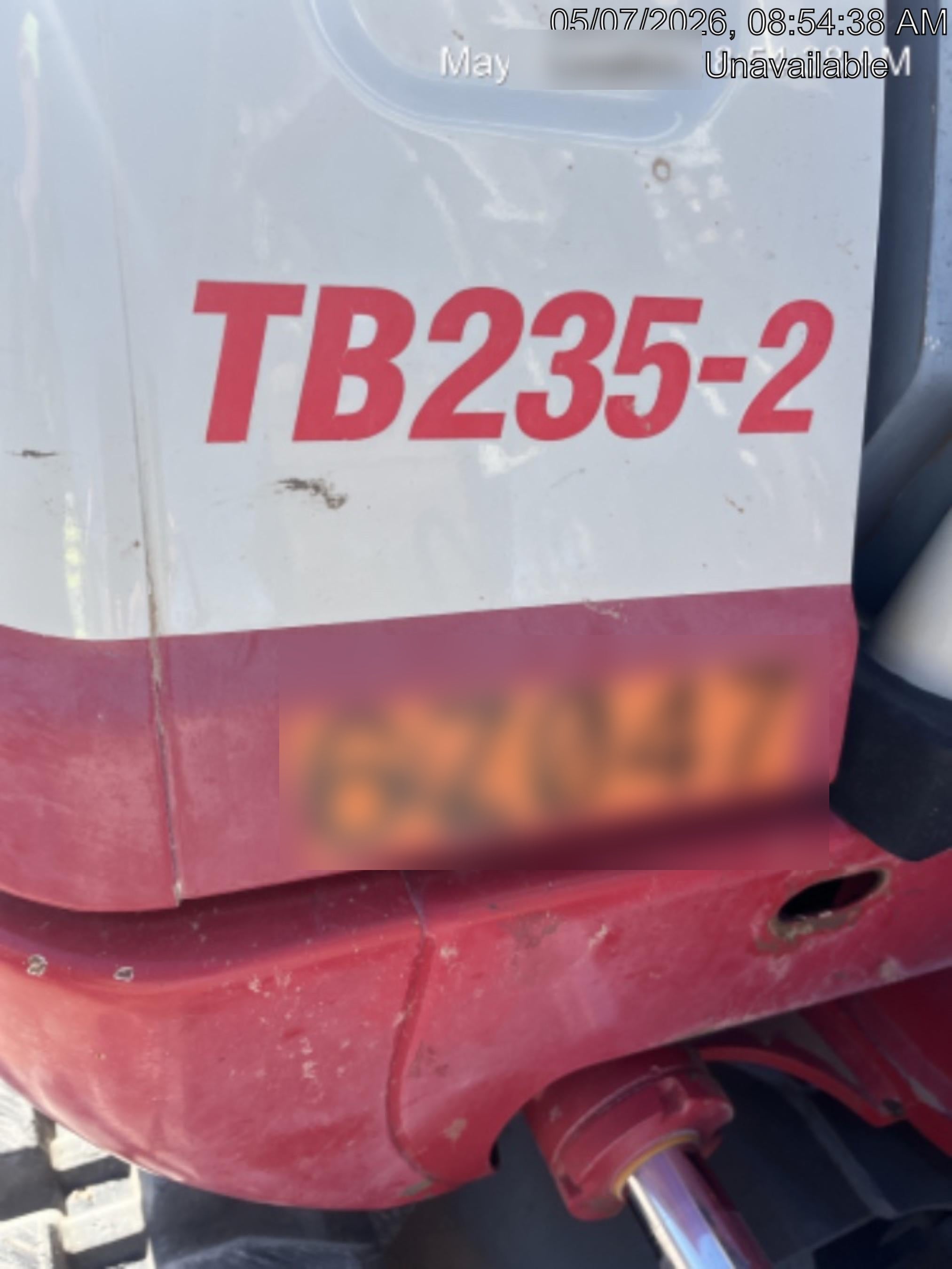 2020 TAKEUCHI TB235-2R
