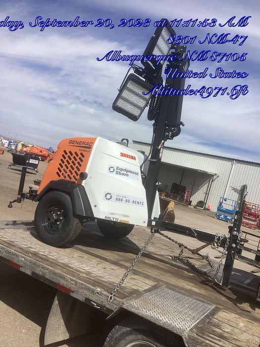 2023 Generac MLT2 Diesel, Flex Switch 120V Input, Powerzone Controller, (4) 320W LED Lights, 4kW Generator, 39.9 Gal Fuel Tank, 2" Ball, T3