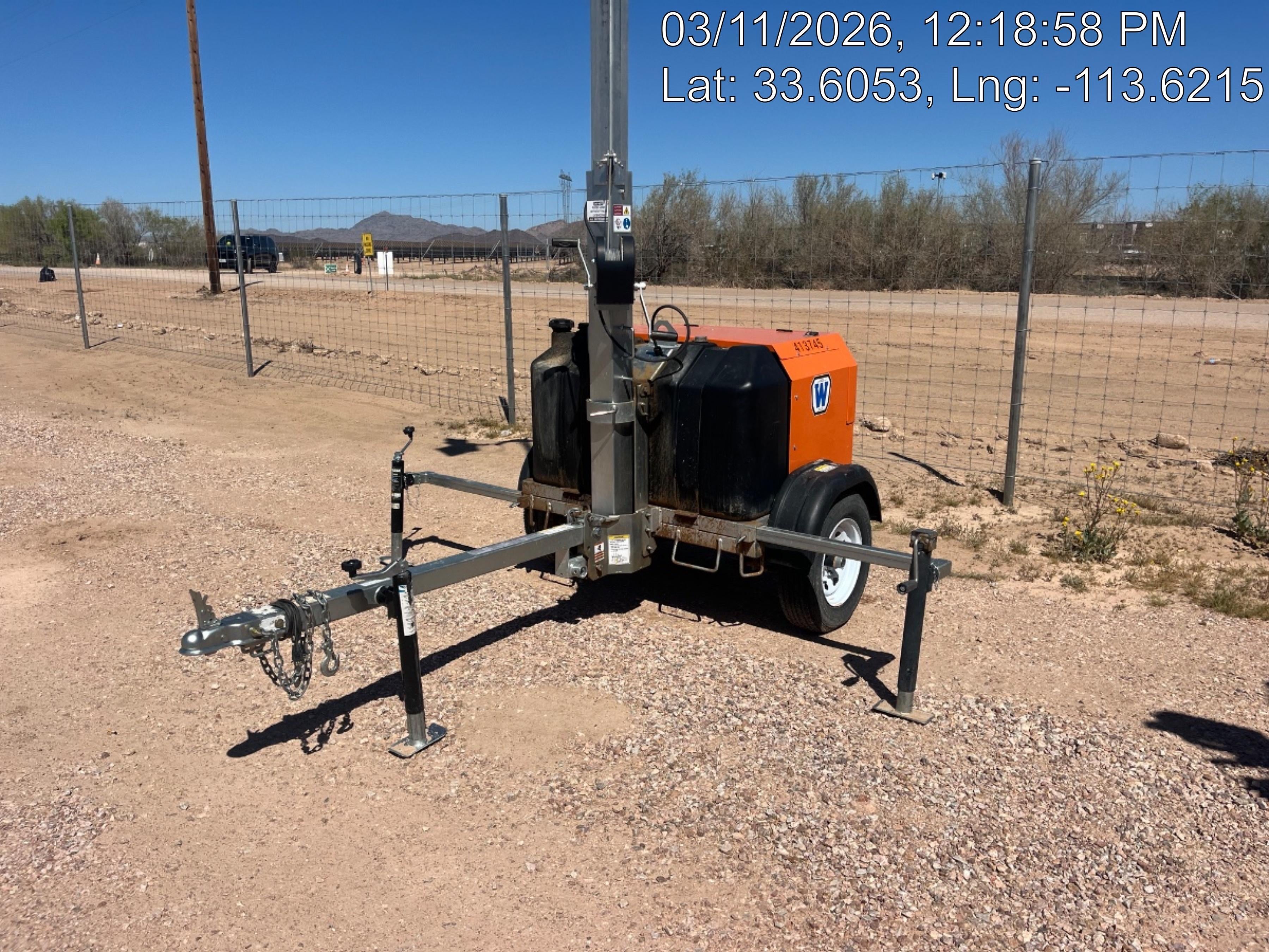 2024 Wanco WLTT-4MM4K Diesel, Deep Sea Controller, Shore Power Plug, Auto Start, (4) 350W LED Floodlights, 4kW Generator, 60 Gal Fuel Tank, 2" Ball, T3