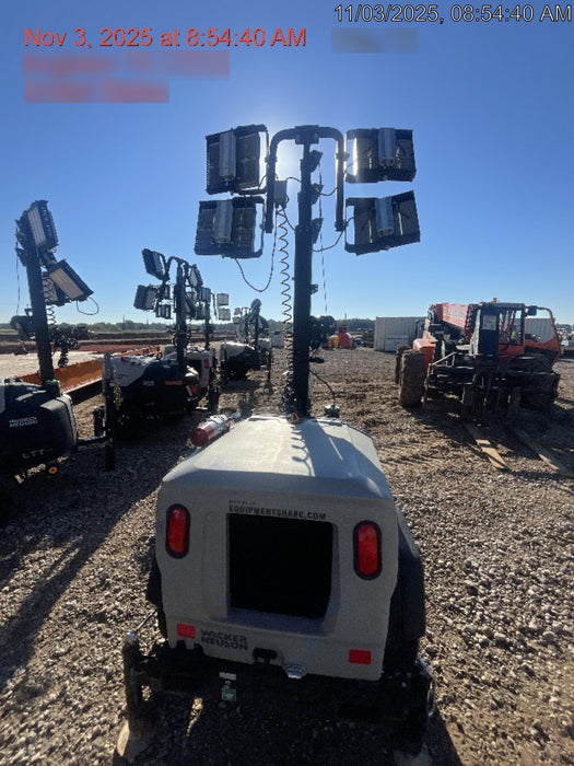 2024 Wacker Neuson LTT4 Diesel, Kohler KDW702, Deep Sea Controller, Auto Start, LED 320W, Bypass Outlet, T3